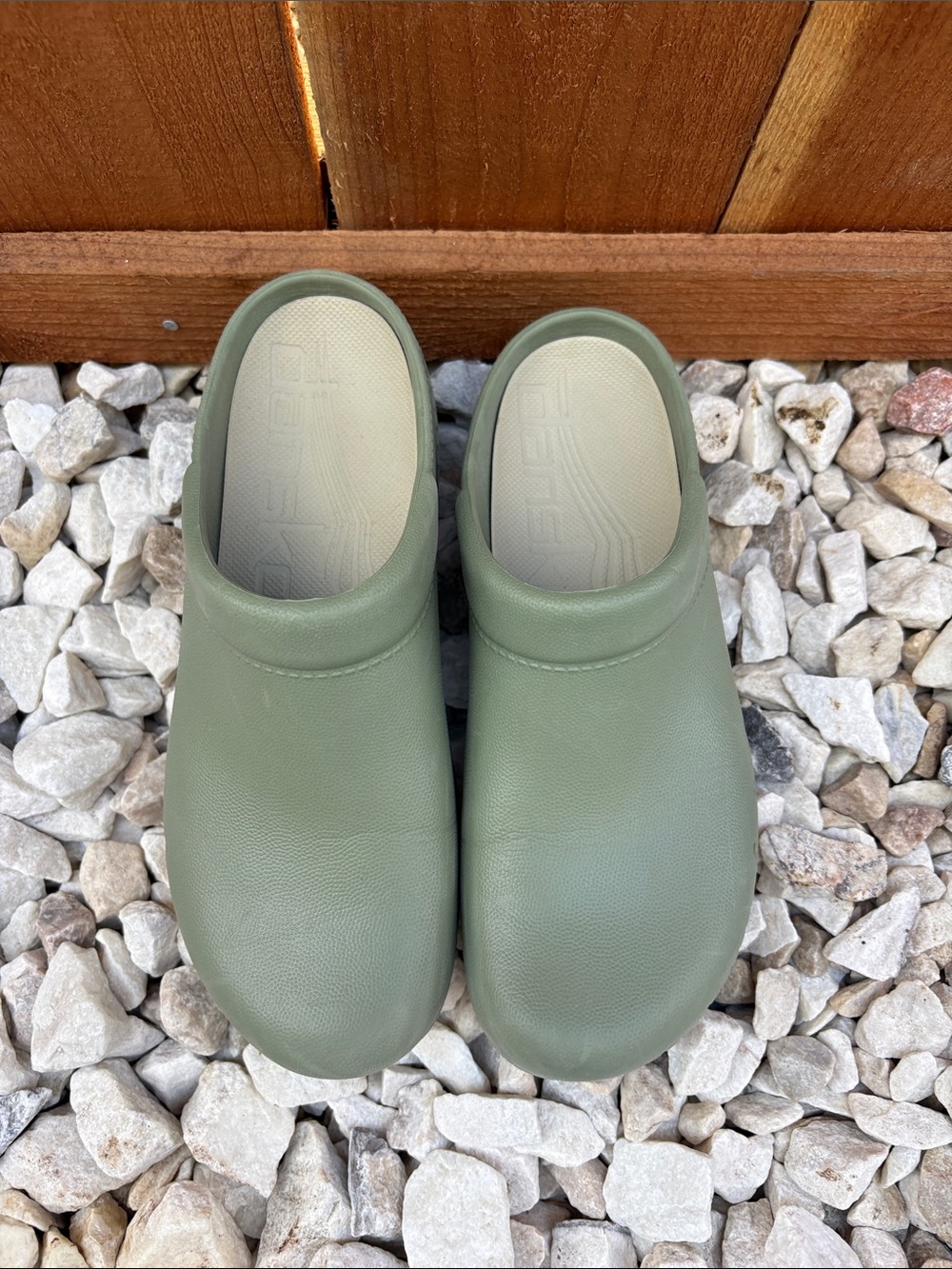 Dansko Kane Olive Green Clogs - Picture 3 of 7